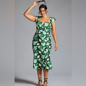 The Cecily fit and flare sweetheart dress from Anthropologie XL